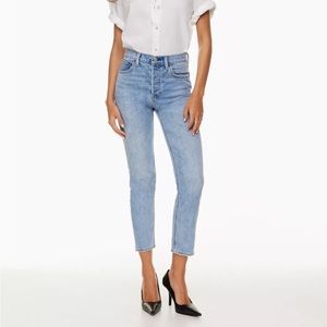 Aritzia Denim Forum Yoko High Rise Slim